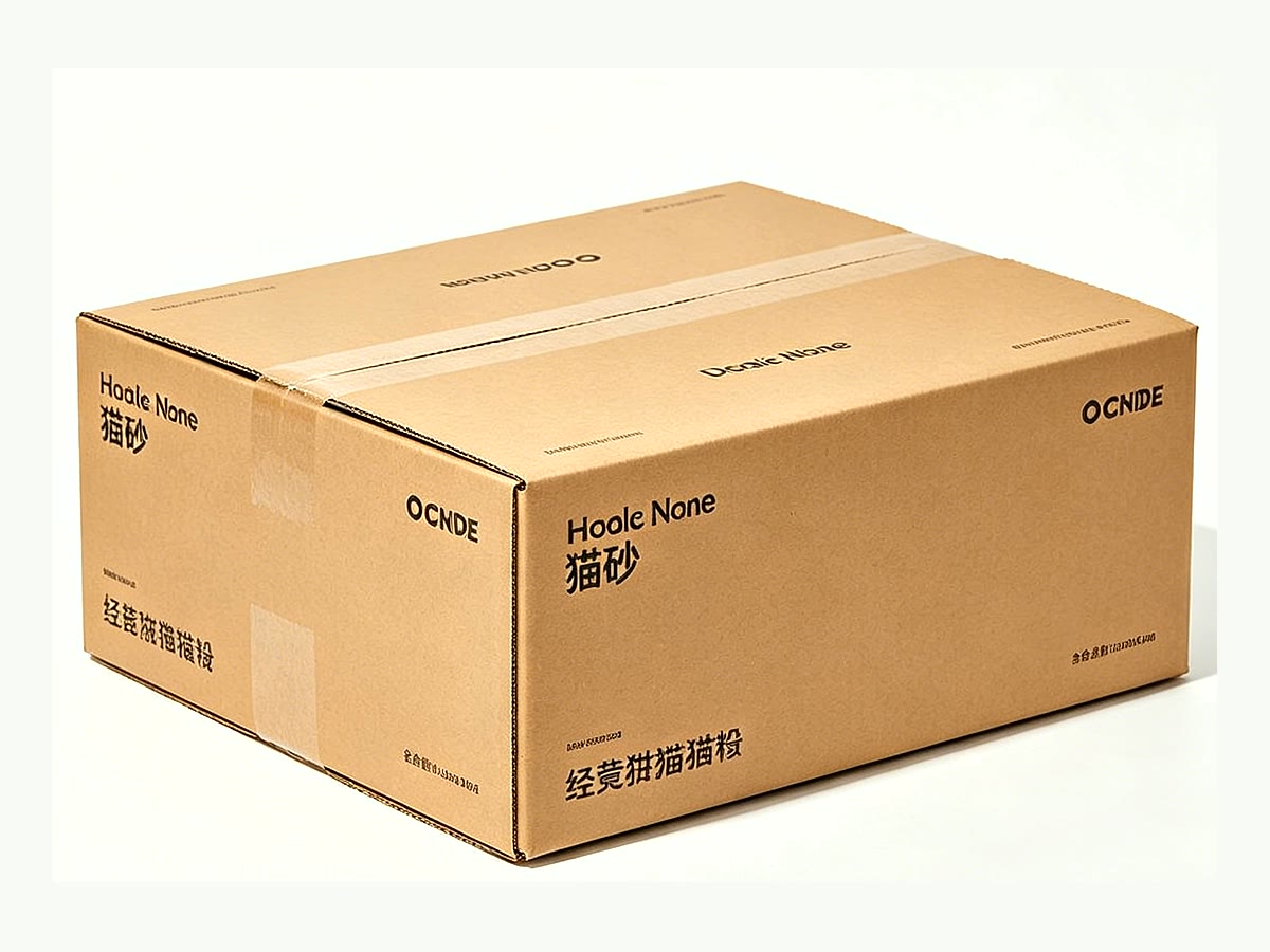 Cat litter carton and bag packaging options for export orders