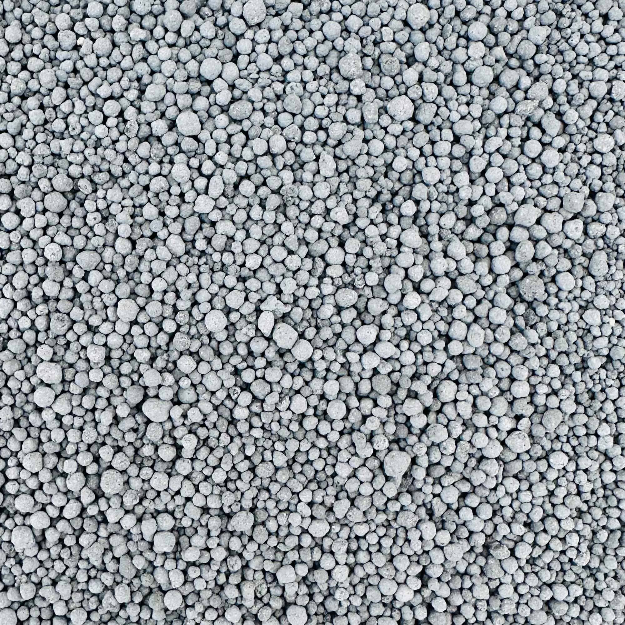 Clumping bentonite granules for bulk cat litter sample approval